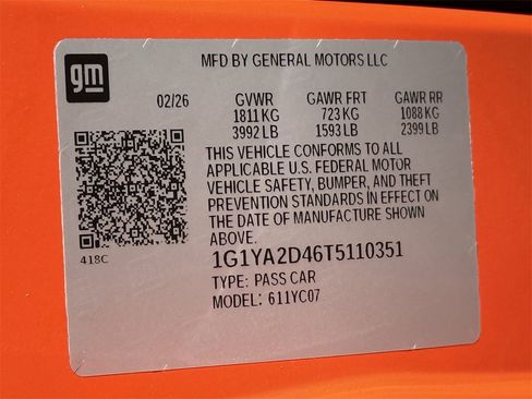 New 2026 Chevrolet Corvette Stingray Coupe w/ 1LT image 23