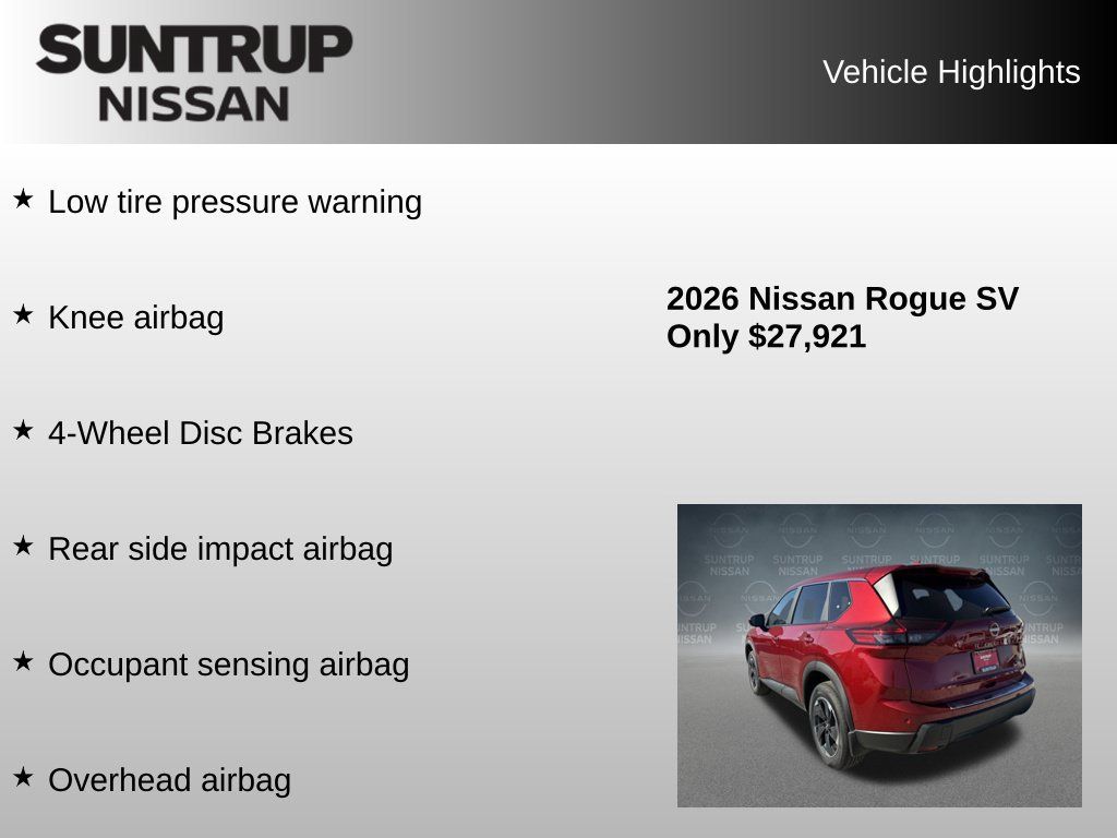 Certified 2026 Nissan Rogue SV AWD/4WD image 23
