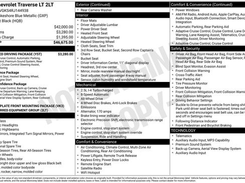 Used 2024 Chevrolet Traverse LT w/ Enhanced Driving Package AWD/4WD image 4