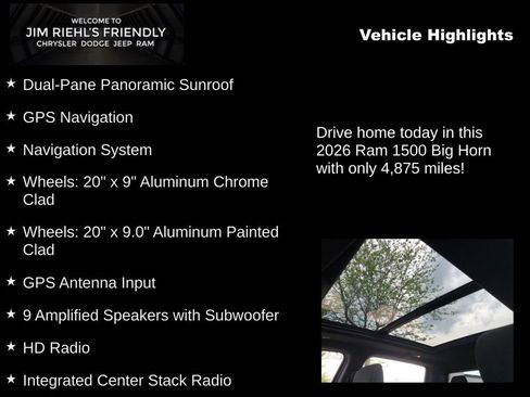 Used 2026 RAM 1500 Big Horn AWD/4WD image 5