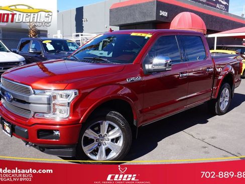 Used 2019 Ford F150 Platinum w/ Max Trailer Tow Package image 1