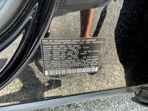 Used 2022 Volkswagen Atlas SE AWD/4WD image 17