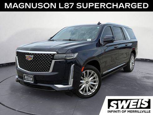 Used 2021 Cadillac Escalade ESV Premium Luxury w/ Driver Assist Tech Package AWD/4WD image 1