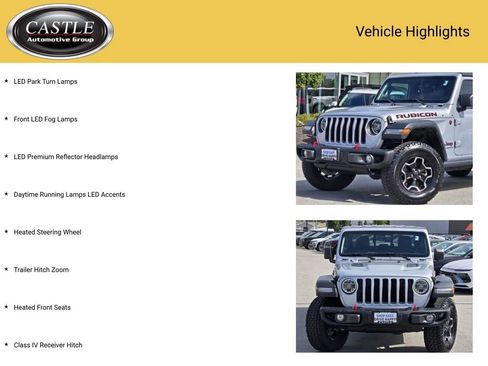 Used 2022 Jeep Gladiator Rubicon w/ LED Lighting Group AWD/4WD image 8