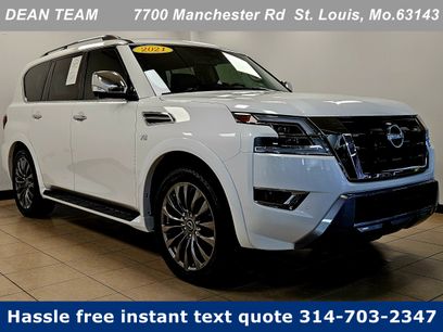 Used 2021 Nissan Armada Platinum w/ Captain's Chairs Package