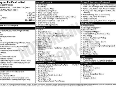 Used 2024 Chrysler Pacifica Limited image 6