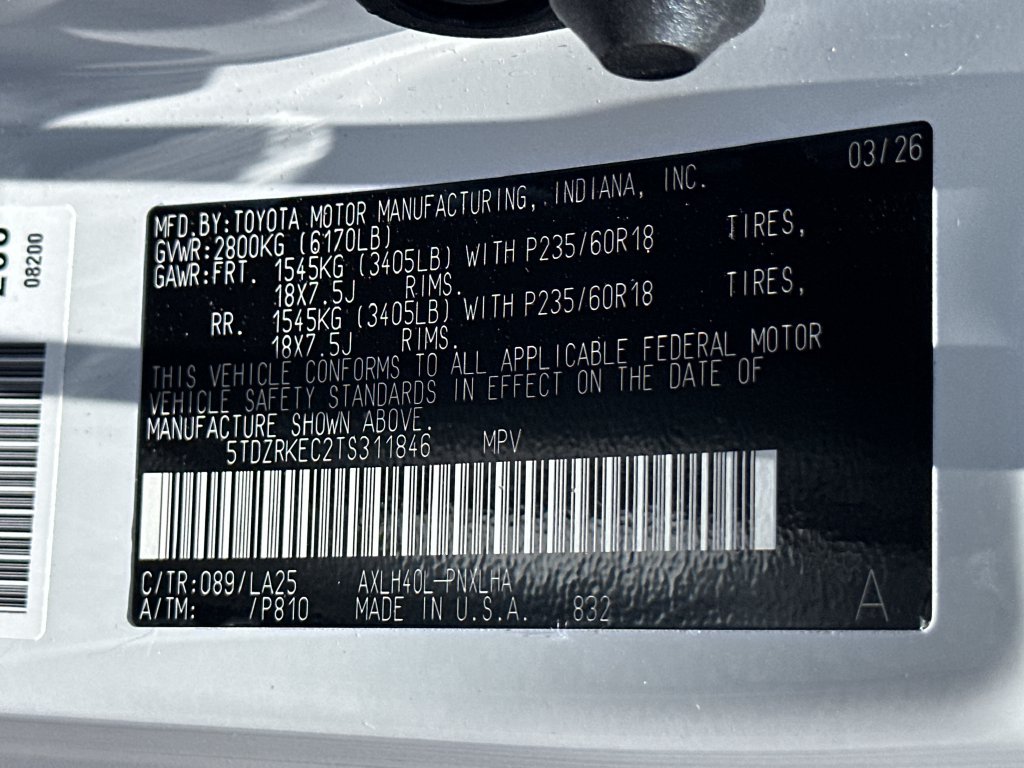 Used 2026 Toyota Sienna Limited FWD image 22