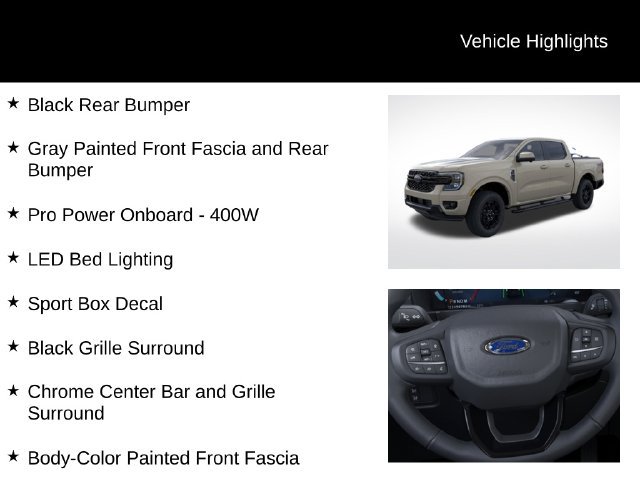 New 2026 Ford Ranger Lariat AWD/4WD image 14