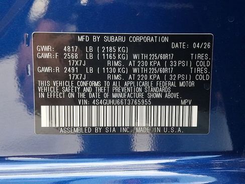New 2026 Subaru Crosstrek 2.5i Wilderness AWD/4WD image 17