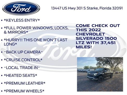 Used 2022 Chevrolet Silverado 1500 LTZ image 10