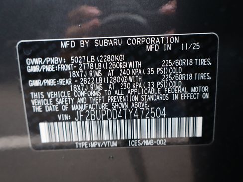 New 2026 Subaru Outback Limited image 24