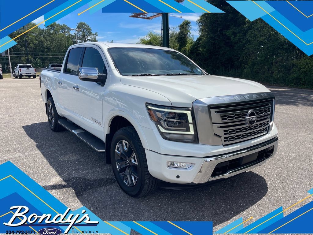Used 2023 Nissan Titan Platinum Reserve w/ Moonroof Package AWD/4WD image 1