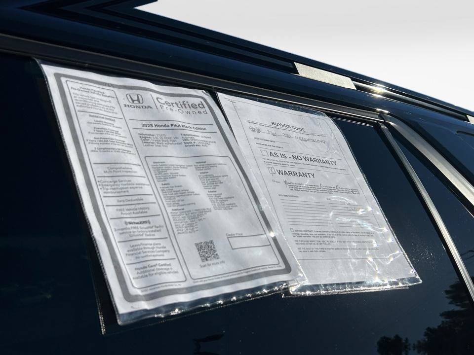 Certified 2025 Honda Pilot Black Edition image 33