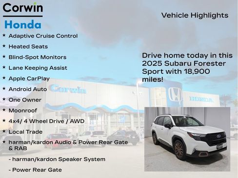 Used 2025 Subaru Forester Sport AWD/4WD image 6