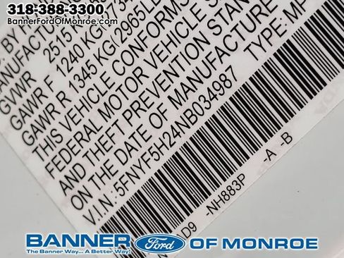 Used 2022 Honda Pilot Special Edition image 15