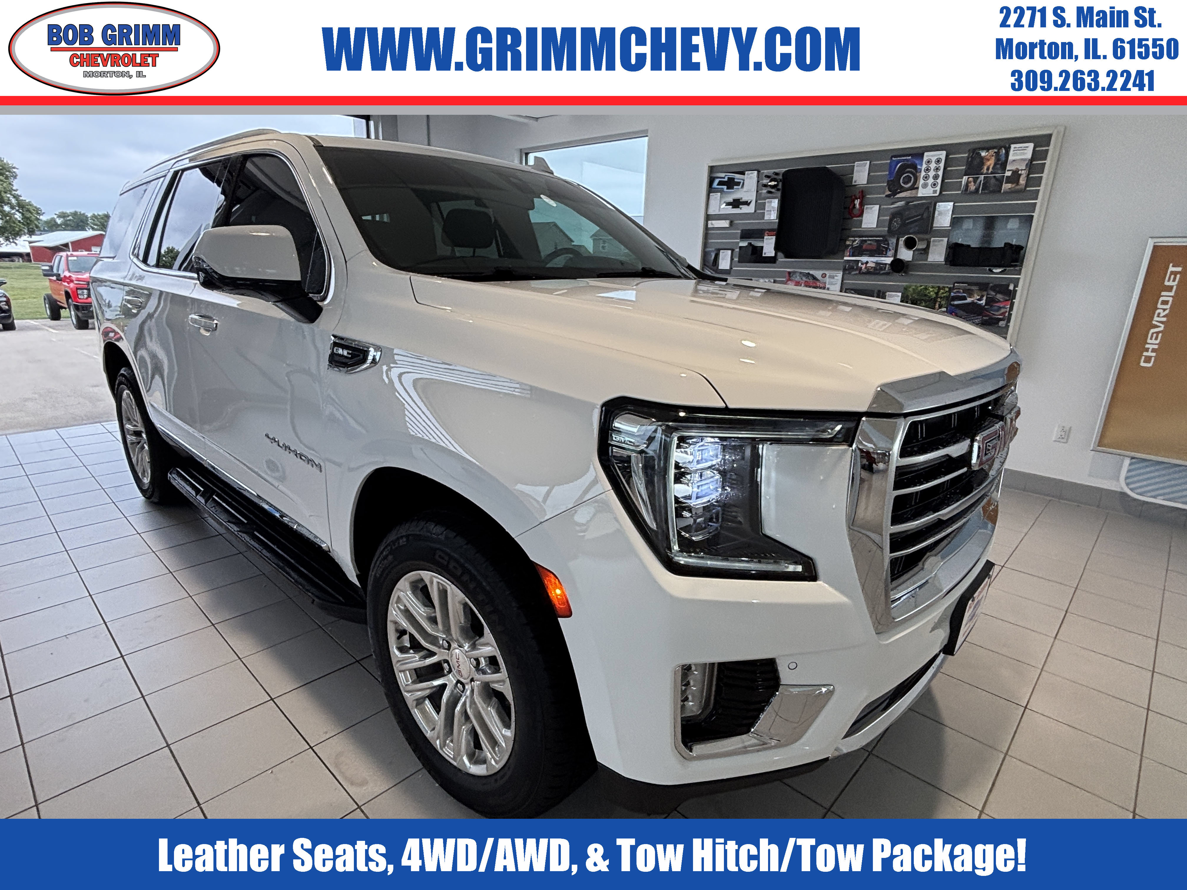 Used 2022 GMC Yukon SLT w/ SLT Premium Package AWD/4WD image 1