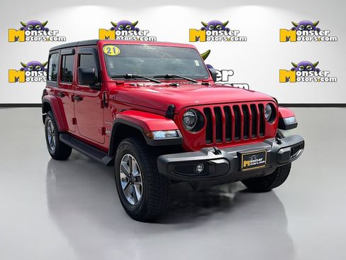 Used 2021 Jeep Wrangler Unlimited Sahara AWD/4WD image 36