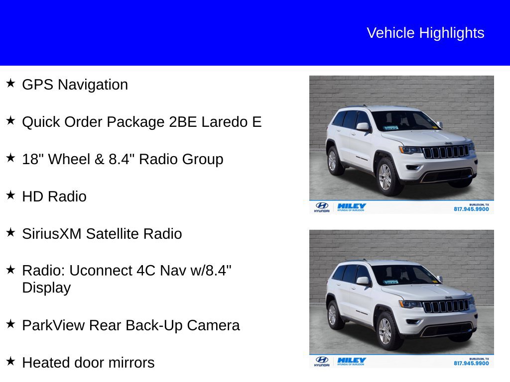 Used 2018 Jeep Grand Cherokee Laredo RWD image 10
