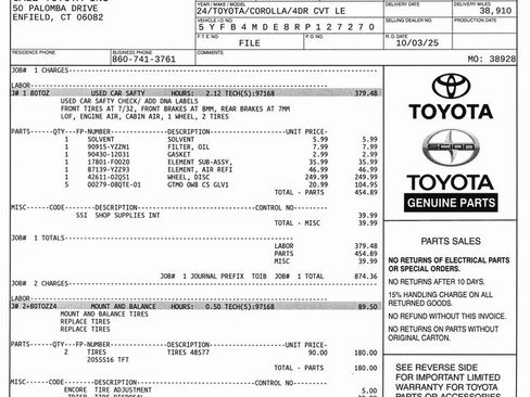 Used 2024 Toyota Corolla LE image 10