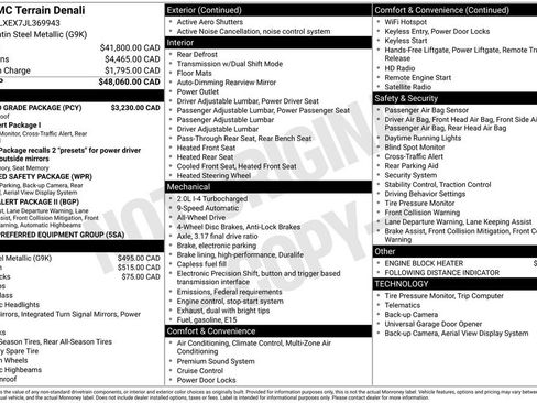Used 2018 GMC Terrain Denali w/ GMC Pro Grade Package AWD/4WD image 5