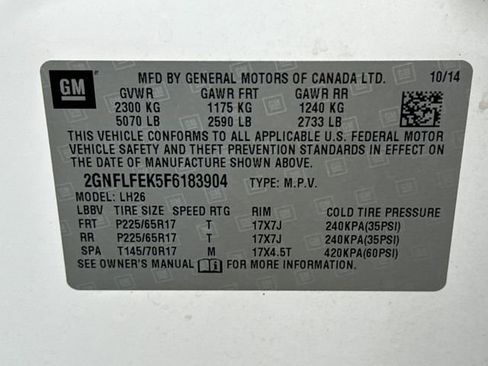 Used 2015 Chevrolet Equinox LT w/ Driver Convenience Package image 22