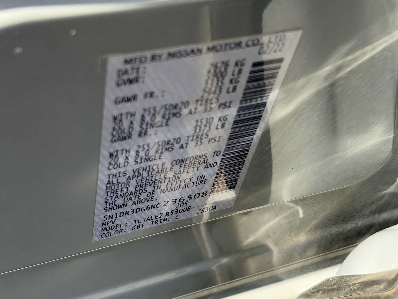 Used 2022 Nissan Pathfinder Platinum w/ Cargo Package FWD image 28