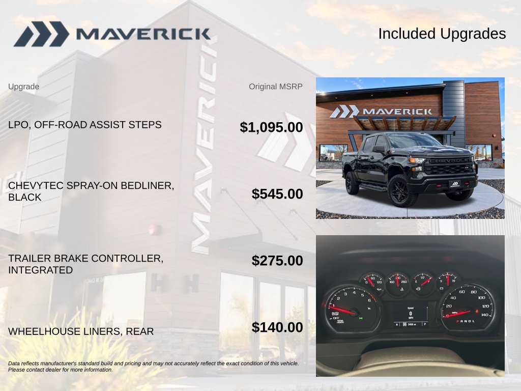 Used 2025 Chevrolet Silverado 1500 Custom Trail Boss AWD/4WD image 8