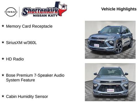 Used 2022 Chevrolet TrailBlazer RS w/ Technology Package FWD image 12