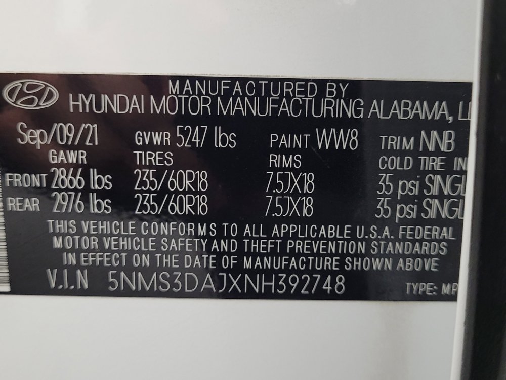 Used 2022 Hyundai Santa Fe SEL w/ Convenience + Premium Package AWD/4WD image 33