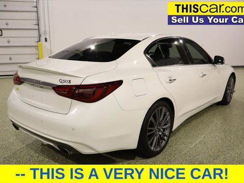 Used 2018 INFINITI Q50 Red Sport 400 w/ Sensory Package (Sport) image 7