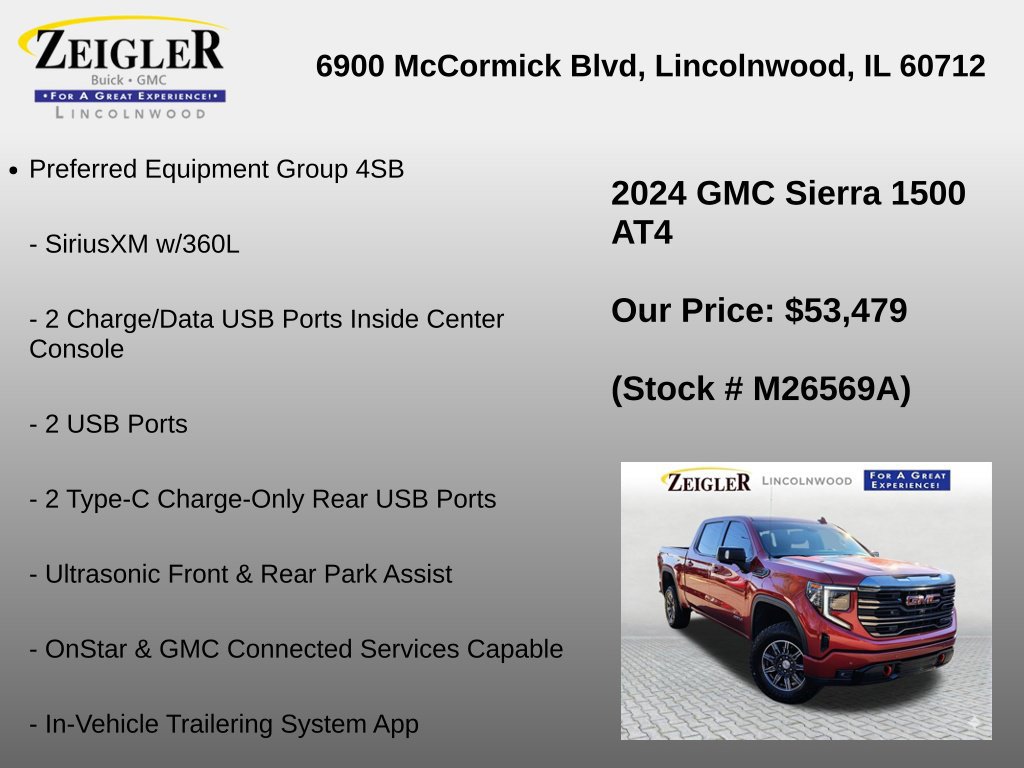 Used 2024 GMC Sierra 1500 AT4 w/ AT4 Preferred Package AWD/4WD image 30