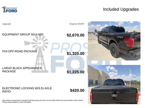 Used 2025 Ford F150 Lariat w/ Equipment Group 501A Mid AWD/4WD image 3