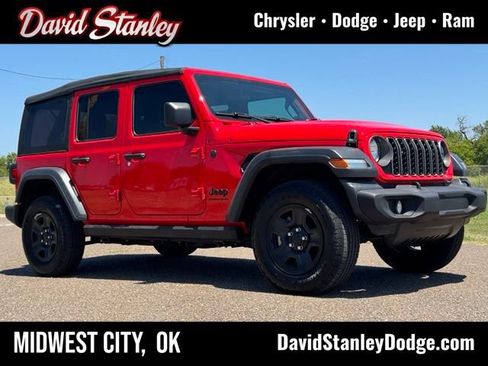 Certified 2025 Jeep Wrangler Unlimited Sport AWD/4WD image 1