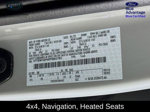 Certified 2023 Ford F150 XLT w/ Equipment Group 302A High image 31