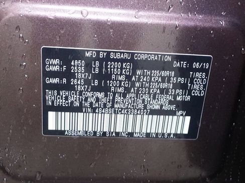 Used 2019 Subaru Outback 3.6R Touring image 51