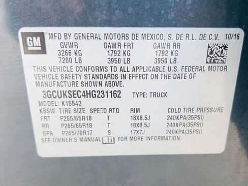 Used 2017 Chevrolet Silverado 1500 LTZ Z71 AWD/4WD image 25