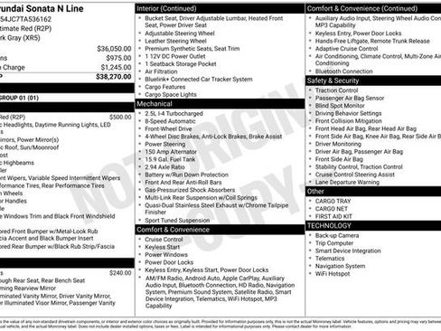 Used 2026 Hyundai Sonata N Line FWD image 22