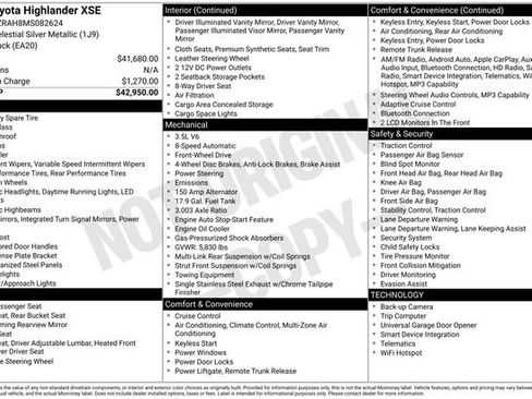 Used 2021 Toyota Highlander XSE FWD image 4
