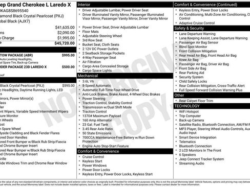 Used 2025 Jeep Grand Cherokee L Laredo w/ Trailer Tow Package AWD/4WD image 13