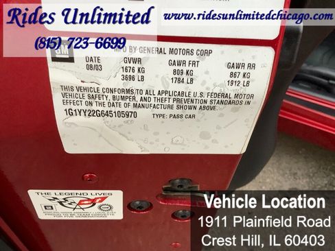 Used 2004 Chevrolet Corvette Coupe w/ Roof Package image 25