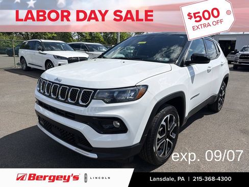 Used 2023 Jeep Compass Limited AWD/4WD image 1