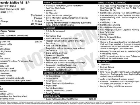 Used 2024 Chevrolet Malibu RS FWD image 6