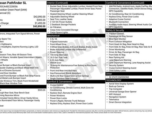 Used 2025 Nissan Pathfinder SL FWD image 10