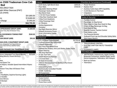 Used 2024 RAM 2500 Tradesman w/ Chrome Appearance Group image 25