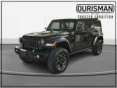 Used 2023 Jeep Wrangler Unlimited Rubicon 4xe w/ Steel Bumper Group AWD/4WD image 2