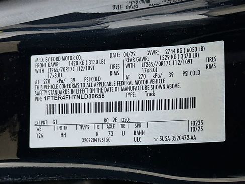 Certified 2022 Ford Ranger Lariat w/ Tremor Off-Road Package image 21