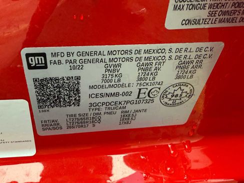 Used 2023 Chevrolet Silverado 1500 Custom Trail Boss image 60