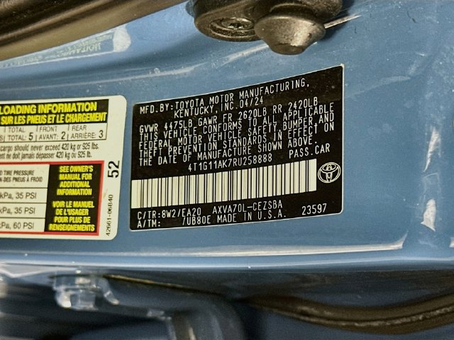Used 2024 Toyota Camry SE w/ Cold Weather Package FWD image 34
