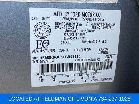 Used 2020 Ford Explorer ST w/ ST Street Pack image 10