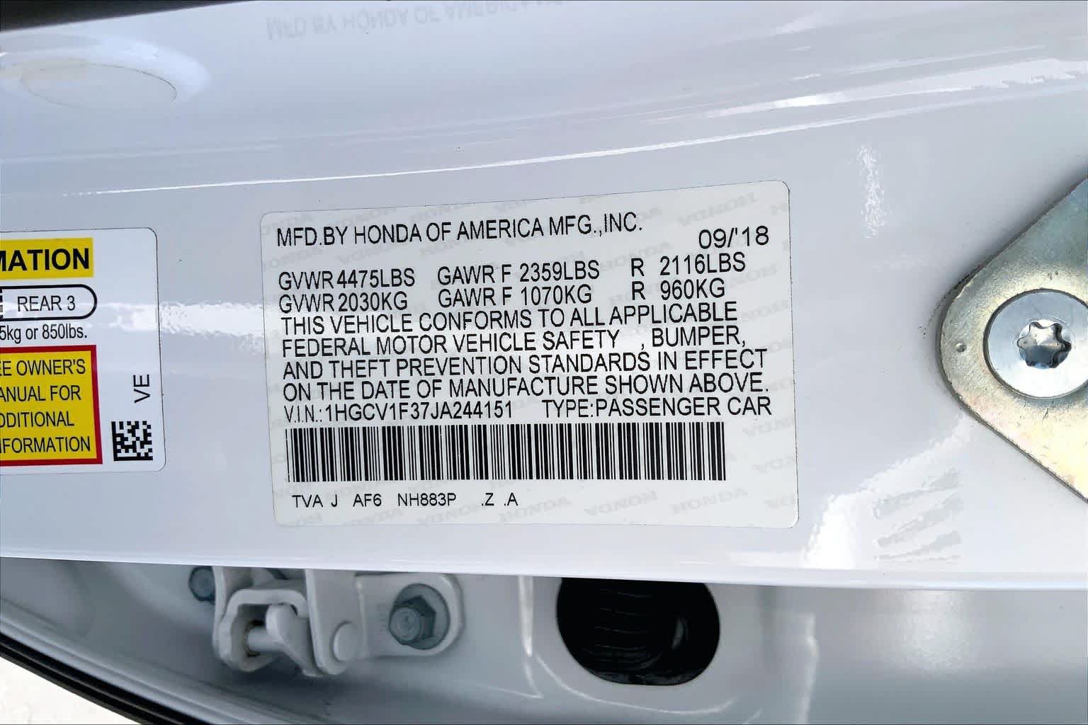 Used 2018 Honda Accord Sport image 36